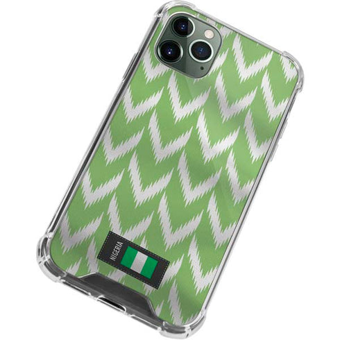 Nigeria Soccer Flag iPhone 12 Pro Clear Case